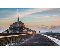 GLHUIOZ 1500 Extra Large Piece Puzzle For Adults Gift,Monastery,Normandy,87x57cm