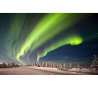 GLHUIOZ 1500 Extra Large Piece Puzzle For Adults Gift,Northern lights,87x57cm