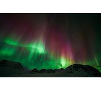 GLHUIOZ 1500 Extra Large Piece Puzzle For Adults Gift,Northern lights,87x57cm