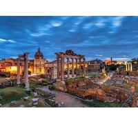GLHUIOZ 1500 Piece Jigsaw Puzzle for Adults and for Kids Age 12 and Up Italy Rome Ruins Roman Forum 87x57cm