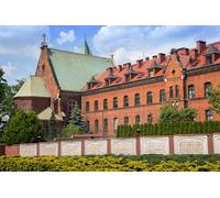 GLHUIOZ 1500 Piece Jigsaw Puzzle for Adults and for Kids Age 12 and Up Poland Krakow Monastery 87x57cm