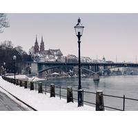 GLHUIOZ 1500 Piece Jigsaw Puzzle for Adults & Kids Age 10 Years Up Rivers Bridges Switzerland Rhine 87x57cm