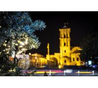 GLHUIOZ 1500 Piece Jigsaw Puzzle for Adults-Puzzles 1500 Pieces for Teenagers Gifts- Relax Puzzles Games-Brain Teaser Puzzle Christmas Cyprus 87x57cm