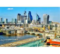 GLHUIOZ 1500 Piece Jigsaw Puzzle for Adults-Puzzles 1500 Pieces for Teenagers Gifts - Relax Puzzles Games-Brain Teaser Puzzle England Rivers Bridges London 87x57cm