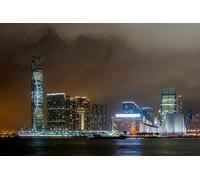 GLHUIOZ 1500 Piece Jigsaw Puzzle Hong Kong Victoria Harbour 87x57cm