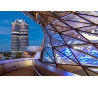 GLHUIOZ 1500 Piece Jigsaw Puzzles for Adults | Family Fun Jigsaws Puzzles 1500 Pieces for Adults Gifts Munich Germany Welt Bavaria 87x57cm