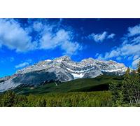 GLHUIOZ 1500 Piece Jigsaw Puzzles for Adults Gifts,Canada,Alberta,Cascade Mountain,87x57cm