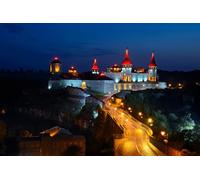 GLHUIOZ 1500 Piece Jigsaw Puzzles for Adults Jigsaw Puzzle 1500 Pieces Jigsaws Adults Puzzles Gifts Ukraine Kamenets Podolsky 87x57cm