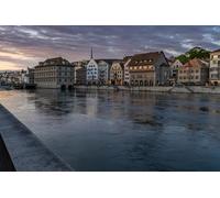 GLHUIOZ 1500 Piece Jigsaw Puzzles for Adults Jigsaw Puzzle 1500 Pieces Jigsaws Adults Puzzles Gifts Zurich Switzerland Rivers 87x57cm