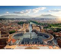 GLHUIOZ 1500 Piece Jigsaw Puzzles for Adults | Jigsaws 1500 Pieces for Adults | Jigsaw Puzzle Presents for Women | Adult Jigsaw Italy Rome Vatican Town 87x57cm