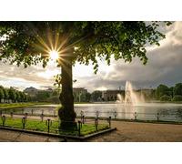 GLHUIOZ 1500 Piece Jigsaw Puzzles for Adults | Jigsaws 1500 Pieces for Adults | Jigsaw Puzzle Presents for Women | Adult Jigsaw Norway Fountains Bergen 87x57cm