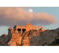 GLHUIOZ 1500 Piece Jigsaw Puzzles for Adults & Kids Age 10 Years Up Ruins Greece Athenian Acropolis Athens 87x57cm