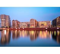 GLHUIOZ 1500 Piece Jigsaw Puzzles for Adults Kids - Jigsaw Puzzles for Adults 1500 DIY Puzzle Toys Finland Helsinki Rivers Bridges 87x57cm