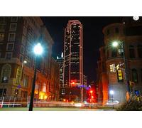 GLHUIOZ 1500 Piece Jigsaw Puzzles for Adults | Landscape Jigsaw Puzzles for Adults 1500 USA Dallas Street 87x57cm