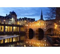 GLHUIOZ 1500 Piece Jigsaw Puzzles for Adults | Puzzle | Jigsaws 1500 Pieces for Adults | England Rivers Bridges Bath 87x57cm