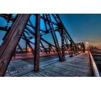GLHUIOZ 1500 Piece Jigsaw Puzzles for Adults - USA Bridges Chicago city 87x57cm