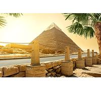 GLHUIOZ 1500 Piece Puzzle - Adults Teens Kids Large Gift tional Intellectual Decompressing Fun Family Game,Pyramid,Egypt,Cairo,87x57cm