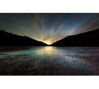 GLHUIOZ 1500 Pieces Jigsaw Puzzles for Adults,Lake,West Kelowna,The Rose Valley Reservoir,87x57cm