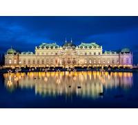 GLHUIOZ 1500pc Premium Jigsaw Puzzle - Every Piece is Unique - Challenging Adult Family Fun Game Vienna Austria 87x57cm