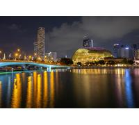 GLHUIOZ 500 Extra Large Piece Puzzle For Adults - Easy Adult Jigsaw Puzzles, Jigsaw Puzzle Gift, Singapore Parks Rivers Merlion Park 52x38cm