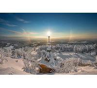 GLHUIOZ 500 Extra Large Piece Puzzle For Adults Gift,Church,Miracle,Monastery,52x38cm