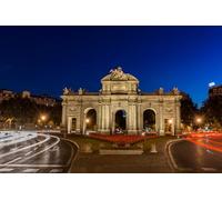 GLHUIOZ 500 Jigsaw Puzzle for Adults and Kids Madrid Spain Sculptures Puerta 52x38cm