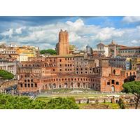 GLHUIOZ 500 Piece Jigsaw Puzzle for Adults - Family Game Stress Reliever Difficult Challenge Puzzle for Adults Kids Italy Rome Trajans Market 52x38cm