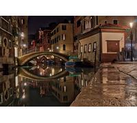 GLHUIOZ 500 Piece Jigsaw Puzzle for Adults-Puzzles 500 Pieces for Teenagers Gifts - Relax Puzzles Games-Brain Teaser Puzzle Italy Bridges Motorboat Venice 52x38cm