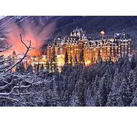 GLHUIOZ 500 Piece Jigsaw Puzzle | Sustainable Puzzle for Adults | Premium 100% Recycled Board | Great Gift for Adults | Canada Parks 52x38cm