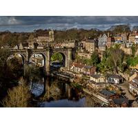 GLHUIOZ 500 Piece Jigsaw Puzzles for Adults - England Rivers Bridges Borough 52x38cm