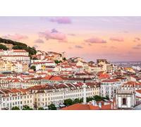 GLHUIOZ 500 Piece Jigsaw Puzzles for Adults Jigsaw Puzzle 500 Pieces Jigsaws Adults Puzzles Gifts Portugal Lisbon 52x38cm