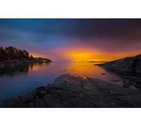 GLHUIOZ 500 Piece Jigsaw Puzzles for Adults Kids,Norway,Gulf,Archipelago,52x38cm