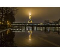 GLHUIOZ 500 Piece Jigsaw Puzzles for Adults | Puzzle | Jigsaws 500 Pieces for Adults | Landscape Puzzle | Bridges Paris Eiffel 52x38cm