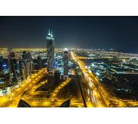 GLHUIOZ 500 Piece Jigsaw Puzzles For Adults | Recycled Puzzleboard | Jigsaw Puzzles For Adult Emirates UAE Dubai Megapolis 52x38cm