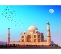 GLHUIOZ 500 Piece Jigsaw Puzzles, Jigsaw Puzzles for Adults Teenagers Jigsaw Puzzle India Temples Taj 52x38cm