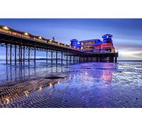 GLHUIOZ 500 Piece Puzzle - Adults Teens Kids Large Gift tional Intellectual Decompressing Fun Family Game England,Weston-super-Mare,52x38cm