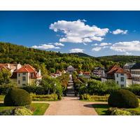 GLHUIOZ 500 Piece Puzzles for Adults Jigsaw Puzzles for Adults Germany Brueckenau Street 52x38cm