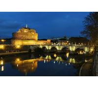 GLHUIOZ 500 Pieces Jigsaw Puzzles for Adult,Big Challenging Adult Jigsaw Puzzles,Entertainment 500 Piece Jigsaw Puzzle Gift for Friends Family Italy Rome Rivers Bridges 52x38cm