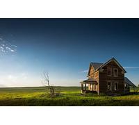 GLHUIOZ 500 Pieces Jigsaw Puzzles for Adults,Family Puzzle Game Stress Reliever Difficult Challenge for Adults Kids North Dakota,Old Lodge,52x38cm