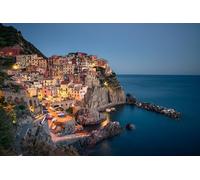 GLHUIOZ 500 Pieces Jigsaw Puzzles for Adults Puzzles 500 Piece Jigsaws for Adults Puzzle Adult Difficult and Challenge Italy Sea Coast Manarola 52x38cm
