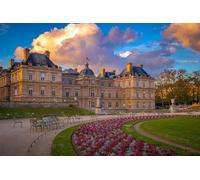 GLHUIOZ 500 Pieces Jigsaw Puzzles for Adults Puzzles 500 Piece Jigsaws for Adults Puzzle France Luxembourg Paris 52x38cm