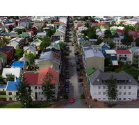 GLHUIOZ 500 Pieces Jigsaw Puzzles for Adults Puzzles 500 Piece Jigsaws for Adults Puzzle Iceland Reykjavik 52x38cm