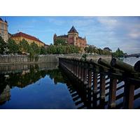 GLHUIOZ 500pc Premium Jigsaw Puzzle - Every Piece is Unique - Challenging Adult Family Fun Game Czech Republic Prague Rivers 52x38cm