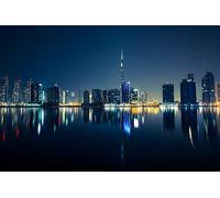 GLHUIOZ 500pc Premium Jigsaw Puzzle - Every Piece is Unique - Challenging Adult Family Fun Game Dubai Emirates UAE 52x38cm