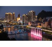 GLHUIOZ Collection Puzzle for Children and Adults-500 Pieces China Rivers Bridges Marinas 52x38cm