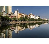 GLHUIOZ Difficult Jigsaw Puzzles For Adults - 1500 Piece Jigsaw Puzzle - Challenging Jigsaw Puzzles, Great Gift For All Ages Vietnam Rivers Hanoi 87x57cm