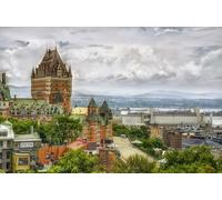 GLHUIOZ Difficult Jigsaw Puzzles For Adults - 1500 Piece Jigsaw Puzzle - Challenging Jigsaw Puzzles, Great Gift For All Ages Canada Chateau Quebec 87x57cm