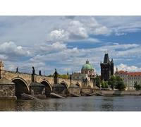 GLHUIOZ Difficult Jigsaw Puzzles For Adults - 1500 Piece Jigsaw Puzzle - Challenging Jigsaw Puzzles, Great Gift For All Ages Prague Republic Bridges Rivers 87x57cm