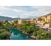 GLHUIOZ Difficult Jigsaw Puzzles For Adults - 1500 Piece Jigsaw Puzzle - Challenging Jigsaw Puzzles, Great Gift For All Ages Mountains Rivers Bosnia 87x57cm