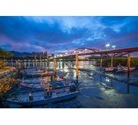GLHUIOZ Difficult Jigsaw Puzzles For Adults - 500 Piece Jigsaw Puzzle - Challenging Jigsaw Puzzles, Great Gift For All Ages Taiwan Rivers Marinas 52x38cm